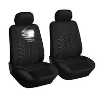 HSXDTK Set Completo di Coprisedili per Ford Ltd, Soft Confortevole Traspirante Protezione per Sedili Auto, Accessori Auto Interno,2 Seats-Black