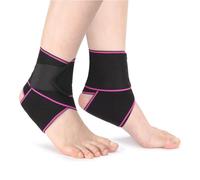 Hsyadazi 2 Cavigliere | Cavigliera Altamente Elastica Con Silicone Antiscivolo | per Calcio, Corsa, Ciclismo E Altro (Rosa)