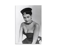 HSYIFF Poster da parete su tela Senza Cornice 60 * 90cm Attrice Yvonne De Carlo Sexy Poster Decorazione Soggiorno Camera da letto Pittura