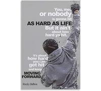 HSYIFF Poster E Stampe Senza Cornice 50 * 70cm Rocky Balboa Rocky Balboa estetica Tela decorativa Arte da parete Soggiorno Poster Camera da letto