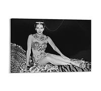 HSYIFF Poster E Stampe Senza Cornice 60 * 80cm Attrice Yvonne De Carlo Moda Stampa Immagine Moderna Famiglia Camera da letto Decor Poster