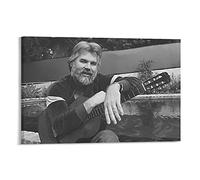 HSYIFF Quadro Su Tela Senza Cornice 30 * 50cm Cantante Kenny Rogers Poster e Wall Art Modern Family camera da letto Decor