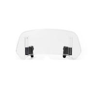 HSYJZSMY Parabrezza Moto per Moto Guzzi V7 Classic 2016-2023,Antivento Deflettori with Vento Clip Regolabile Pannelli Anteriore Carenatura Motociclo Accessori,120mm*280mm-Transparent