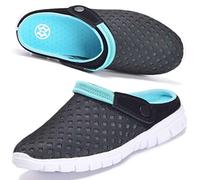 Hsyooes Uomo Donna Zoccoli Scarpe da Spiaggia Traspirante Antiscivolo Scarpe da Doccia Estive Ciabatte Scarpe Giardino Infradito Estate,Blue,42 EU