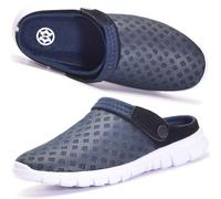 Hsyooes Uomo Donna Zoccoli Scarpe da Spiaggia Traspirante Antiscivolo Scarpe da Doccia Estive Ciabatte Scarpe Giardino Infradito Estate,Blue-a,40 EU