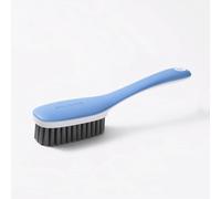 HSYTEK - Spazzola per la pulizia delle sneaker, efficace e delicata per tessuti, pelle e similpelle, spazzola per scarpe di alta qualità con setole sintetiche, colore: blu