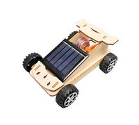 Hsyzygian Educational Wood Solar Power Racing Vehicle Progetto modello creativo per attività scolastiche Set di scienze di energia solare