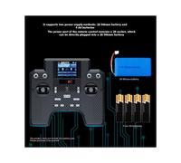 HT-8A 8CH 2.4Ghz FHSS Remote Control Transmitter with F-08A Receiver Color Screen for RC Car Boat Helicopter Plane