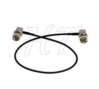 HT-Cable - Cavo coassiale video HD SDI 3G, 75 ohm, ad angolo retto BNC ad angolo retto (45 cm, 2 pezzi)