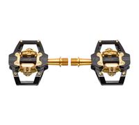 Ht Components Pedali T2 Titanium Limited Edition Stealth Black / Gold