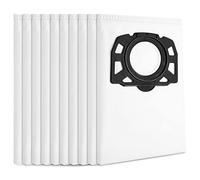HT TopHinon 10 Pezzi Sacchetti Filtro per Aspirapolvere Solidi Liquidi Kärcher 2.863-006.0 KFI 487 WD4 WD5 WD6 WD5P WD6P Premium MV4 MV5 MV6 KWD4 KWD5 KWD6 KNT4