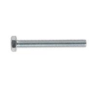 HT Vite di Arresto M6 X 50mm 8.8 Zinco Confezione Di 50 - Sealey SS650 Nuovo