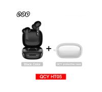 (HT05 Nero con Custodia) QCY HT05 ANC Cuffie Wireless con Cancellazione del Rumore da 40 dB, Bluetooth