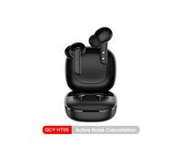 (HT05 Nero) Cuffie wireless HT05 ANC con cancellazione del rumore da 40 dB, Bluetooth 5.2, 6 microfoni,