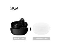(HT07 Nero con custodia) Cuffie wireless HT07 ANC Auricolari TWS con cancellazione del rumore da 40