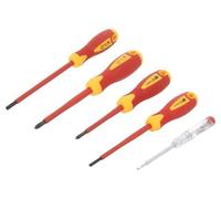 HT1S994 Set: cacciavite isolato 1kVAC Phillips, scatola piatta HÖGERT TECHNIK