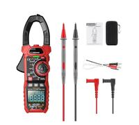 HT208A/D AC/DC Pinza Amperometrica Digitale Multimetro Amperimetrica Vero Capacità Ad Alta Precisione NCV Ohm Hz Tester Lettura Rapida Accurata Facile(HT208D AC DC 1000A)