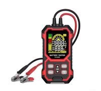 HT3500E - Tester da 12 V/24 V per capacità CCA, display LCD, tensione interna, tester per auto AGM, per diagnosi efb GEL STD, portatile, per tester batteria, campo di misurazione 8-30 V, colore nero