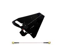 HT4 Wideband Antenna UWB 400 MHz-4000 MHz Antenna 8dBi Periodic Antenna for Spectrum Analyzer Radio Radar