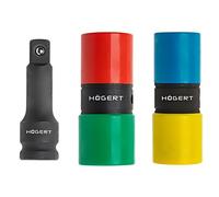 HT4R006 Set di chiavi chiavi a bussola, fissaggio a percussione: 1/2" 3 pz....