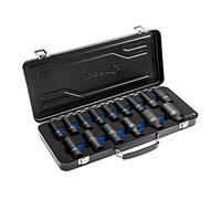 HT4R049 set di chiavi chiavi a bussola, fissaggio a percussione: 1/2" 15 pz. ...