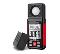 HT603 Luxmetro Digitale 200000 Lux FC Lightmeter Illuminamento Tester Con Misuratore Di Umidità E Temperatura Ambientale Misurazione Ad Alta Precisione