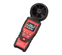 HT625B - Anemometro digitale con display a colori, misura, volume d'aria, temperatura e umidità, memoria dati USB, commutazione unità M/s/km/h (HT625B)