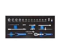 HT7G126 strumento: set di chiavi 34 pz tipo di chiave: chiave a bussola HÖGER...