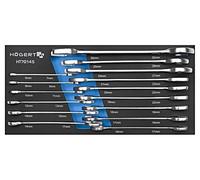 HT7G145 Strumento: Set di chiavi 15 pz Tipo di chiave: piatto HÖGERT TECHNIK