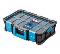 Högert Technik - Organizer con Copertura in Policarbonato con Tazze, Portata Fino a 20 kg, Resistente ai Danni, Antipolvere, Robuste Chiusure in ABS, Struttura Modulare - HT7G503