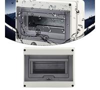HT8 Scatola di Distribuzione Impermeabile con Apertura Flip Top Trasparente Mate