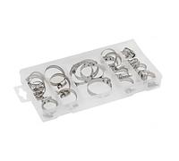 HT8G512 Set di morsetti a vite Rivestimento in acciaio: zinco 40 pz. TECNICA ...