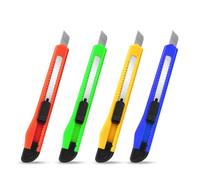 Htaexpu - Set di 4 coltelli multiuso di terza generazione, apriscatole per rasoio, coltelli multiuso, taglierine termoretraibili, piccolo coltello da lavoro
