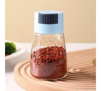 HTAJDEPA Barattolo di plastica quantitativo per condimenti da cucina, per il controllo del sale, per condimenti, per uso domestico, 2 pezzi