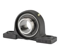 HTB UCP 206 Cuscinetto con supporto ritto Ghisa Ø foro 30 mm Distanza tra i fo