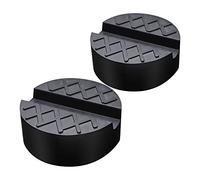 HTBAKOI Tampone in Gomma per Cric Sollevatore Auto Martinetto Idraulico Universale 65 x 35 mm con Superficie Antiscivolo [Include 2 unità]