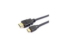 HTC-100 Mini HDMI-Compatibile con cavo compatibile con HDMI adatto per Canon EOS 60D 5D3 5D2 5D 6D 7D 70D 80D 5DSR 5DS 750D 760D 5D4 fotocamera,1.5m