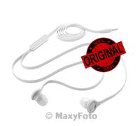 HTC AURICOLARE STEREO CUFFIE IN-EAR ORIGINAL RC-E190 CON MICROFONO WHITE 78E96CA
