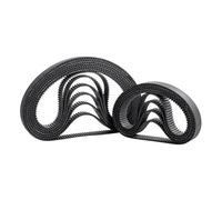 HTD 3M 252TO273mm 6-15mm Larghezza RubbeToothed Belt Loop Chiuso Cinghia sincrona passo 3mm