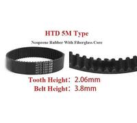 HTD 5M 550-5M 110 Dente Ad Arco 550mm Trasmissione A Circuito Chiuso Sincrona Circonferenza Cinghia 10mm 11mm 12mm A 25mm Larghezza 5mm Passo Transfer Belt Cinghia(15mm)
