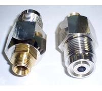 HTD - Adattatore filettato 300 Bar ad aria compressa G5/8", filettatura esterna G1/4"
