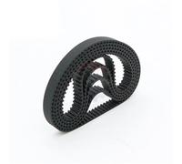 HTD - Cinghia dentata di trasmissione da 2 m, larghezza 10 mm, lunghezza cinghia da 118 mm a 376 mm, 142 mm, HTD2M, cinghia dentata in gomma ad anello chiuso, 1 pezzo