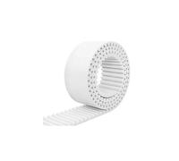 HTD8M Cinghia dentata aperta Dente in poliuretano 8mm Nastro trasportatore di trasmissione con estremità cavo in acciaio Colore bianco Larghezza 10mm 20mm 25mm(50mm*100m)
