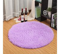 HTDirect - Tappeto super morbido circolare dal design moderno, adatto per camera da letto o soggiorno, tappeto decorativo rotondo in stile shaggy, adatto per camerette dei bambini, nursery e stanze