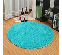 HTDirect - Tappeto super morbido circolare dal design moderno, adatto per camera da letto o soggiorno, tappeto decorativo rotondo in stile shaggy, adatto per camerette dei bambini, nursery e stanze