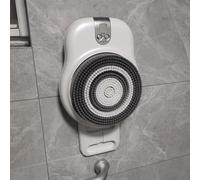 HTDRE Brosse de Dos murale, éponge exfoliante électrique pour Le Bain, Rotation automatique à 360°, 2 vitesses, pour Un nettoyage en profondeur et Un Massage du Dos