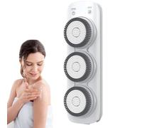 HTDRE Brosse de Dos murale Intelligente, éponge exfoliante électrique 7800 mAh, Hauteur réglable jusqu'à 65 cm, Rotation automatique à 360°, pour Le nettoyage du Dos