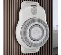 HTDRE Brosse de Dos murale, Nouvelle brosse électrique pour Le Bain, Rotation automatique à 360°, 2 vitesses, Grande tête de brosse de 18 cm, pour la Douche, nettoyage en profondeur