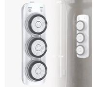 HTDRE Brosse de Douche automatique murale, nettoyage rotatif à 360°, brosse corporelle Rechargeable pour Un gommage et Un nettoyage en profondeur
