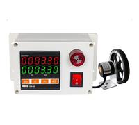 HTDRE Contatore Digitale Contatore Digitale di Distanza Encoder rotativo con Rotella e cicalino, intervallo di conteggio 0-999999 per la misurazione di Pesca, Lenza e Filo